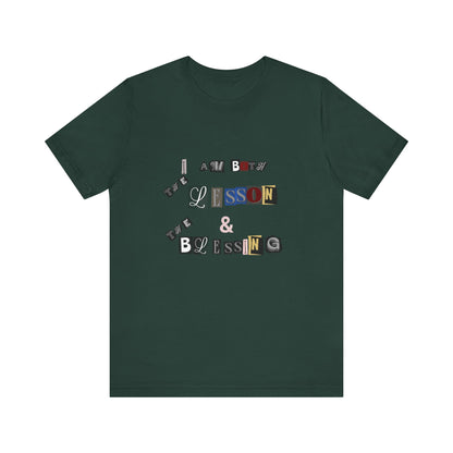 Power of Words Motivational Tee-- Lesson and Blessing