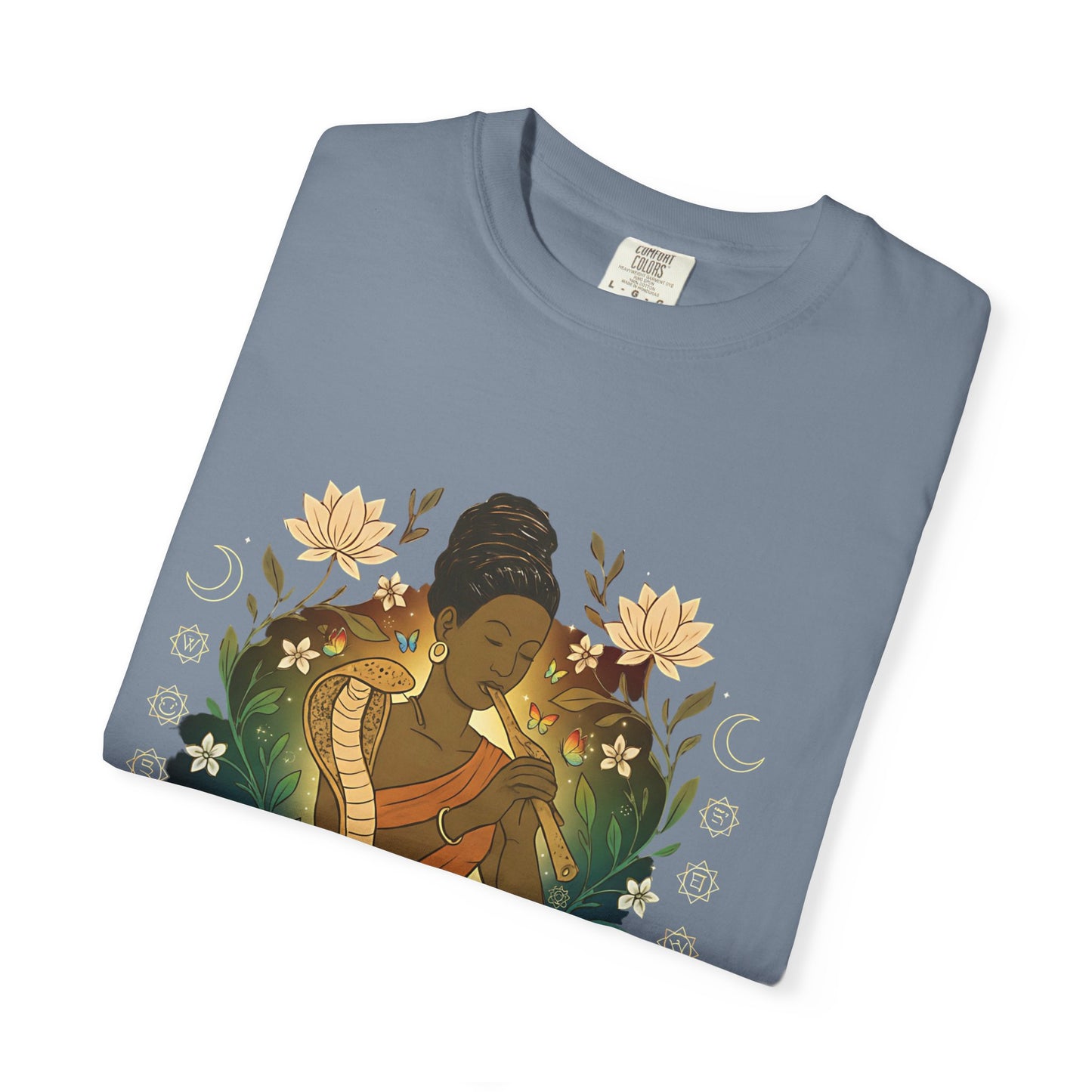 🐍 Snake Charmer Meditative Tee – Flow. Transform. Align.