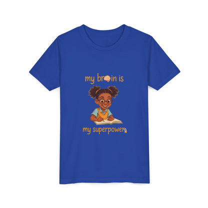 Youth Tee - Black Girl Empowerment Top, Confidence T-Shirt