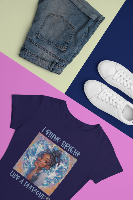 Youth Tee - Black Girl Empowerment Top, Confidence T-Shirt