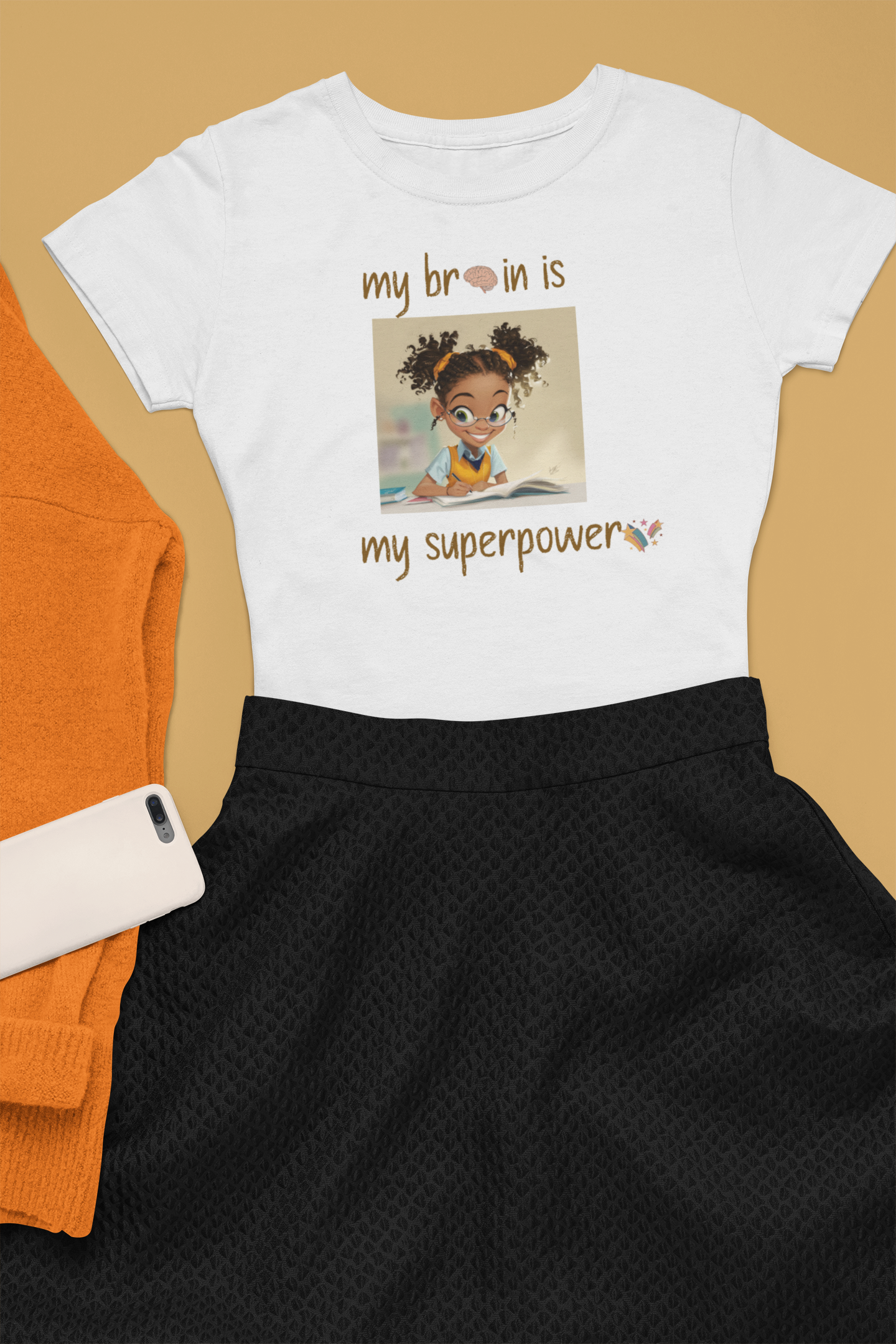 Black Girl Empowerment Top, Gift for Kids, Confidence T-Shirt