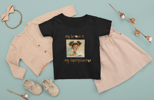 Black Girl Empowerment Top, Gift for Kids, Confidence T-Shirt