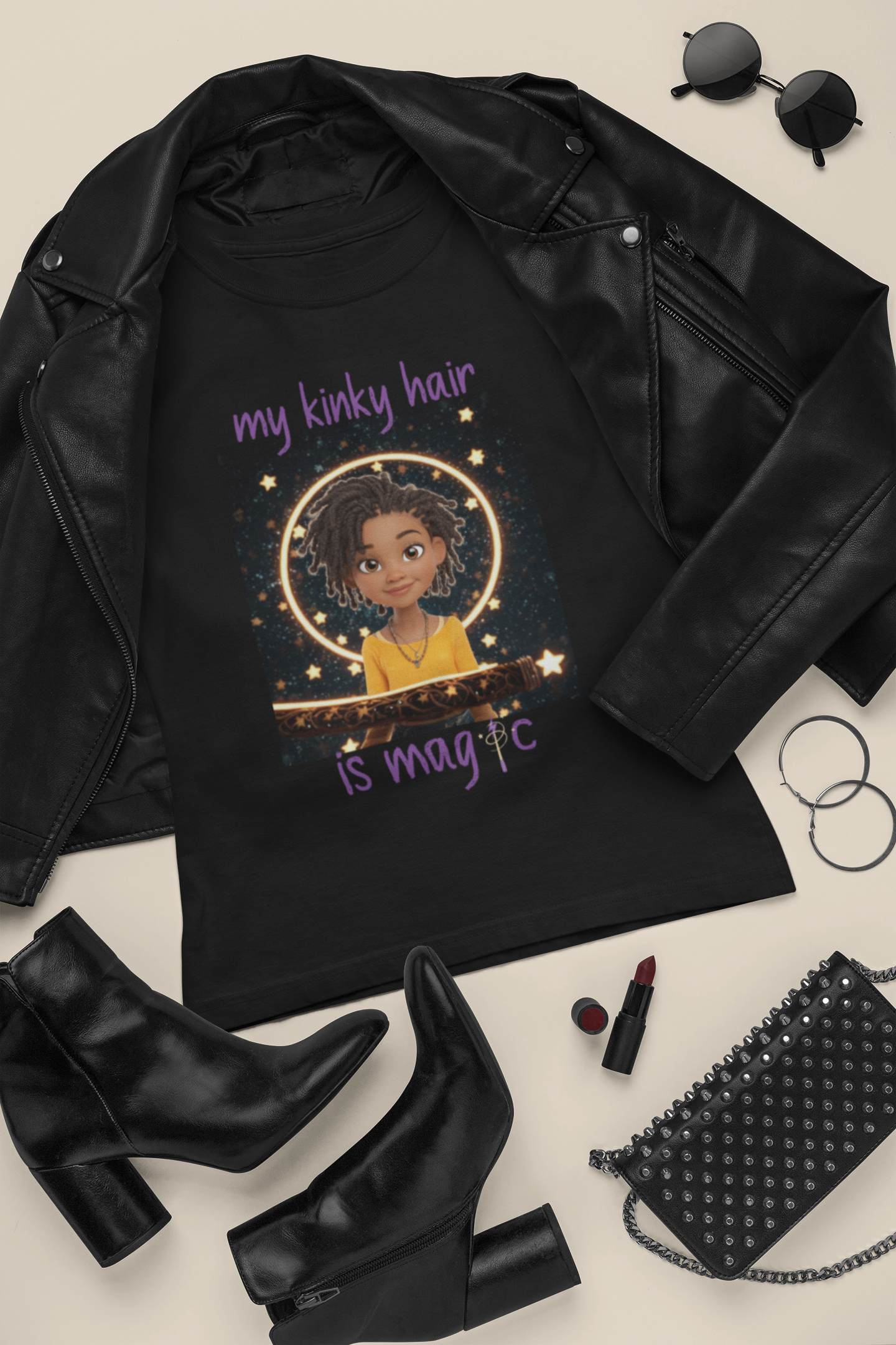 Black Girl Empowerment Top, Gift for Kids, Confidence T-Shirt