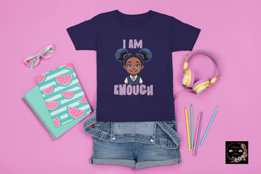 Empowering Youth Tee: 'I AM ENOUGH' Short Sleeve T-Shirt, Confidence Booster, Gift for Kids, Positive Affirmation Shirt, Inspirational [...]