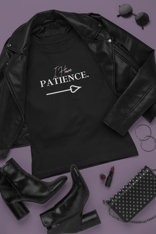 Bold Virtue Tee-- I Have Patience