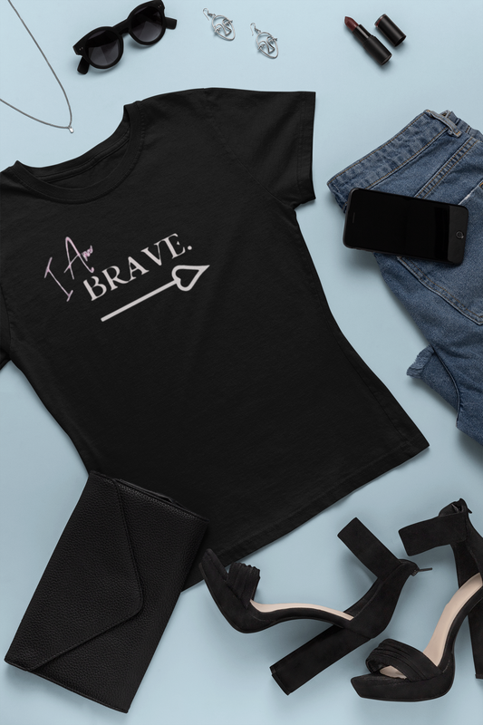 Bold Virtue Tee-- I Am Brave