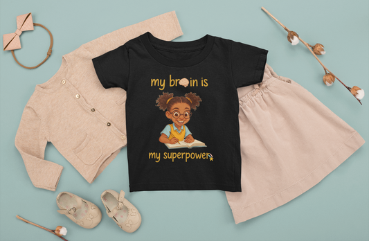 Youth Tee - Black Girl Empowerment Top, Confidence T-Shirt