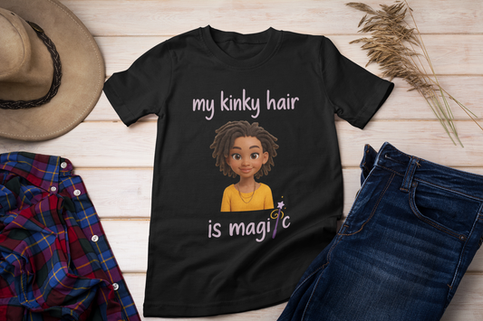 Black Girl Empowerment Top, Gift for Kids, Confidence T-Shirt