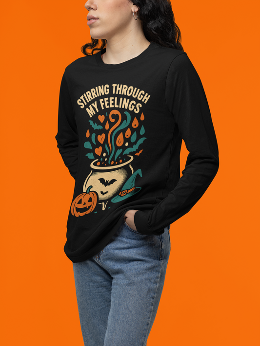 Long Sleeve Tee Therapy is My Cauldron Unisex