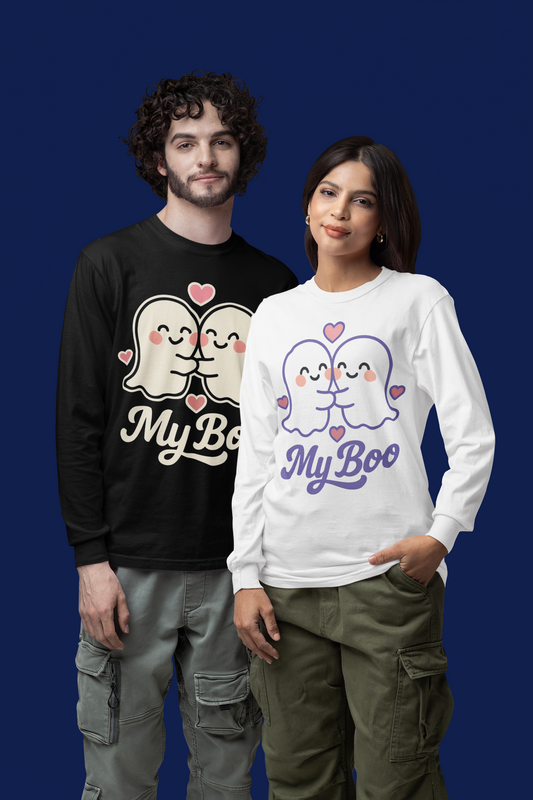Halloween My Boo Tee - Long Sleeve