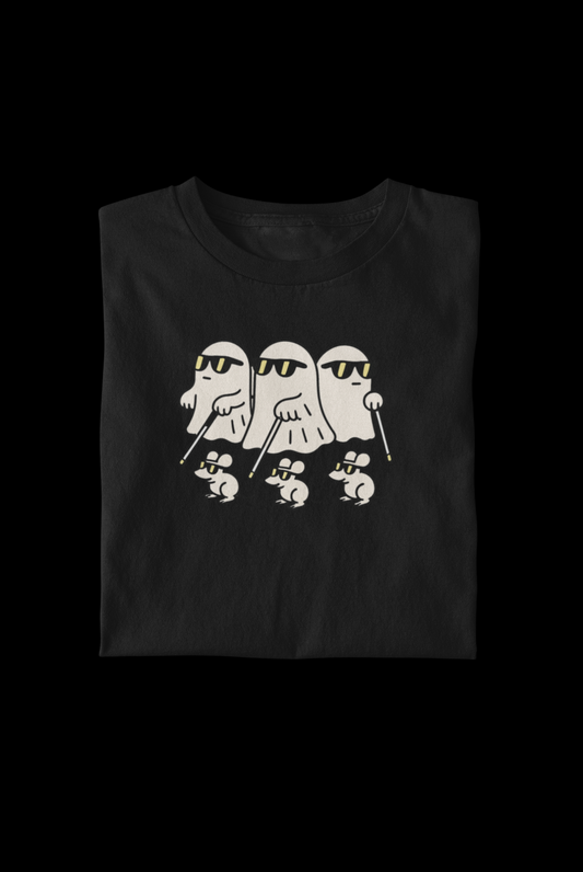 Cool Ghosts T-Shirt, Unisex Graphic Tee, Casual Wear, Halloween Shirt, Gift for Friends, Summer Outfit