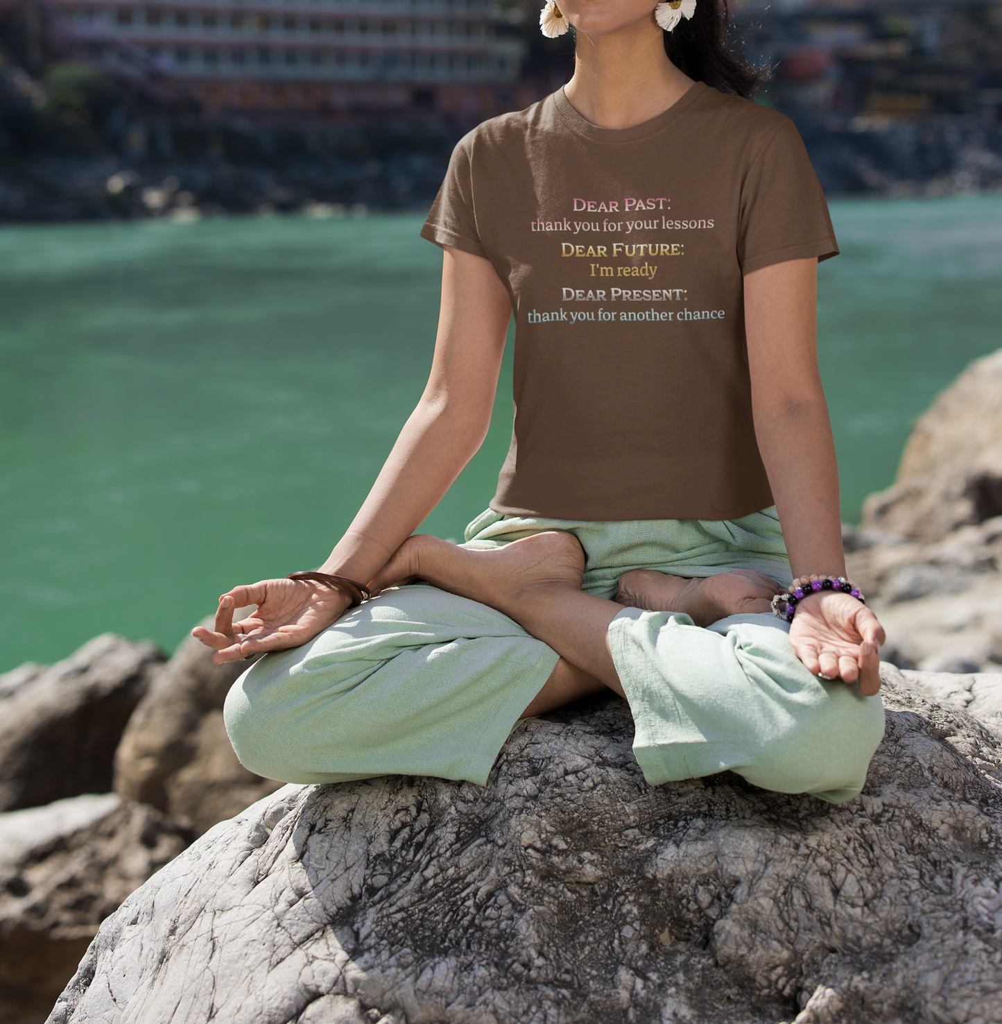 🌸 Power of Words Motivational T-Shirt for Women | Positive Affirmation Tee