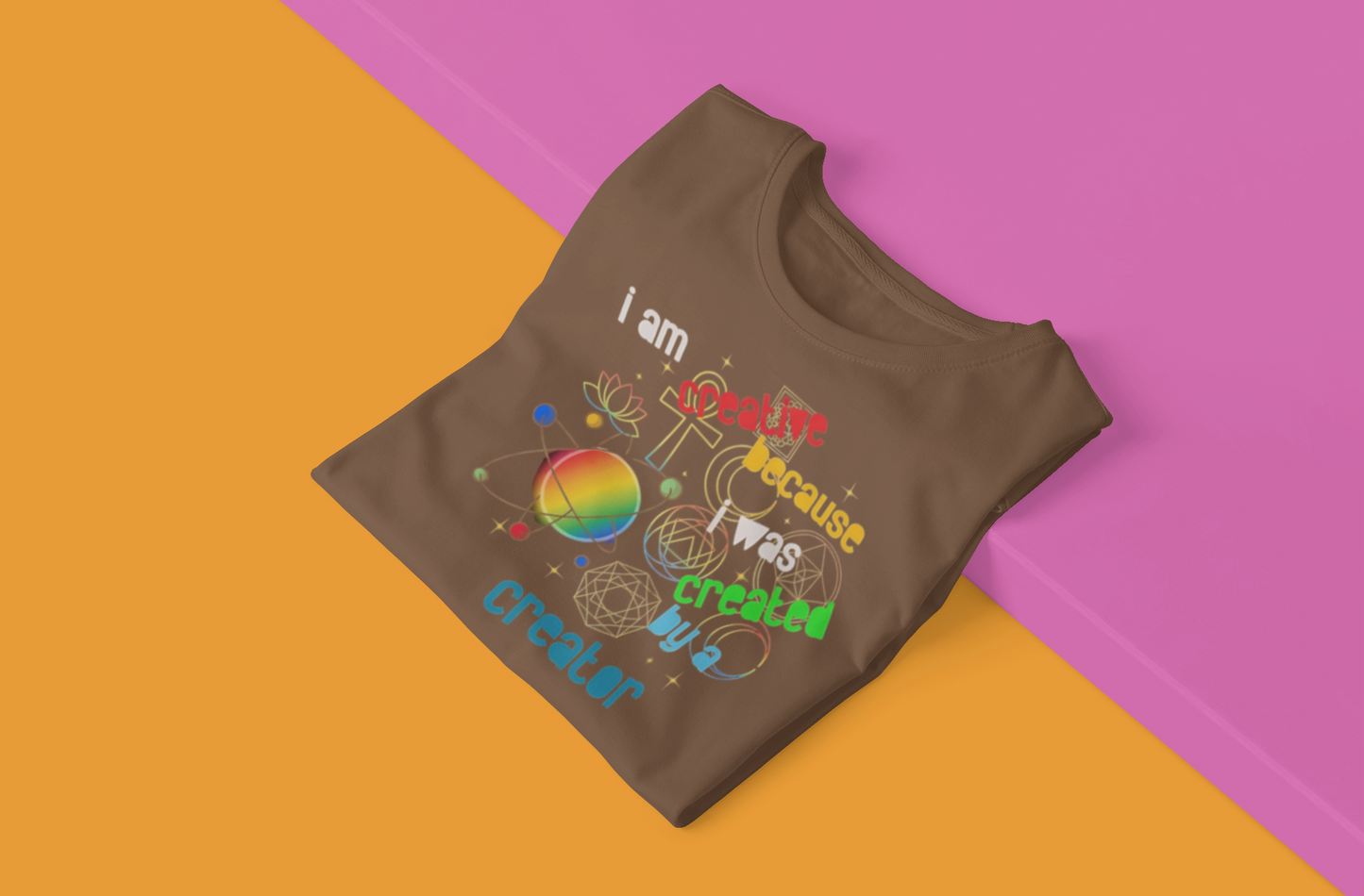 Empowering Teens Tee – “I AM CREATIVE” Positive Affirmation T-Shirt for Teens