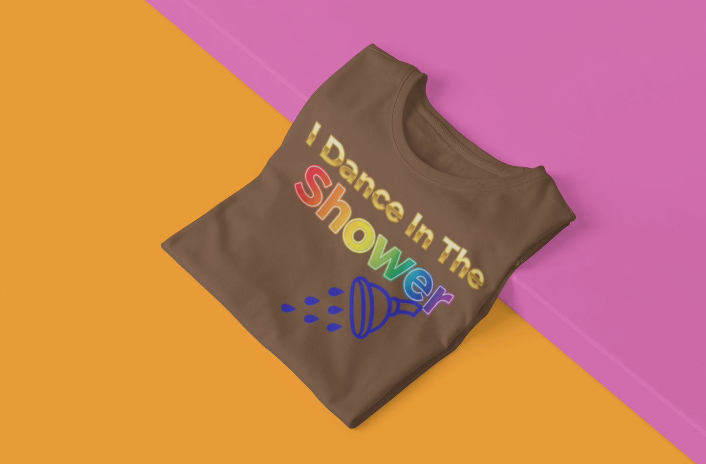 “I Dance in the Shower” Tee – Fun Unisex Garment-Dyed T-Shirt