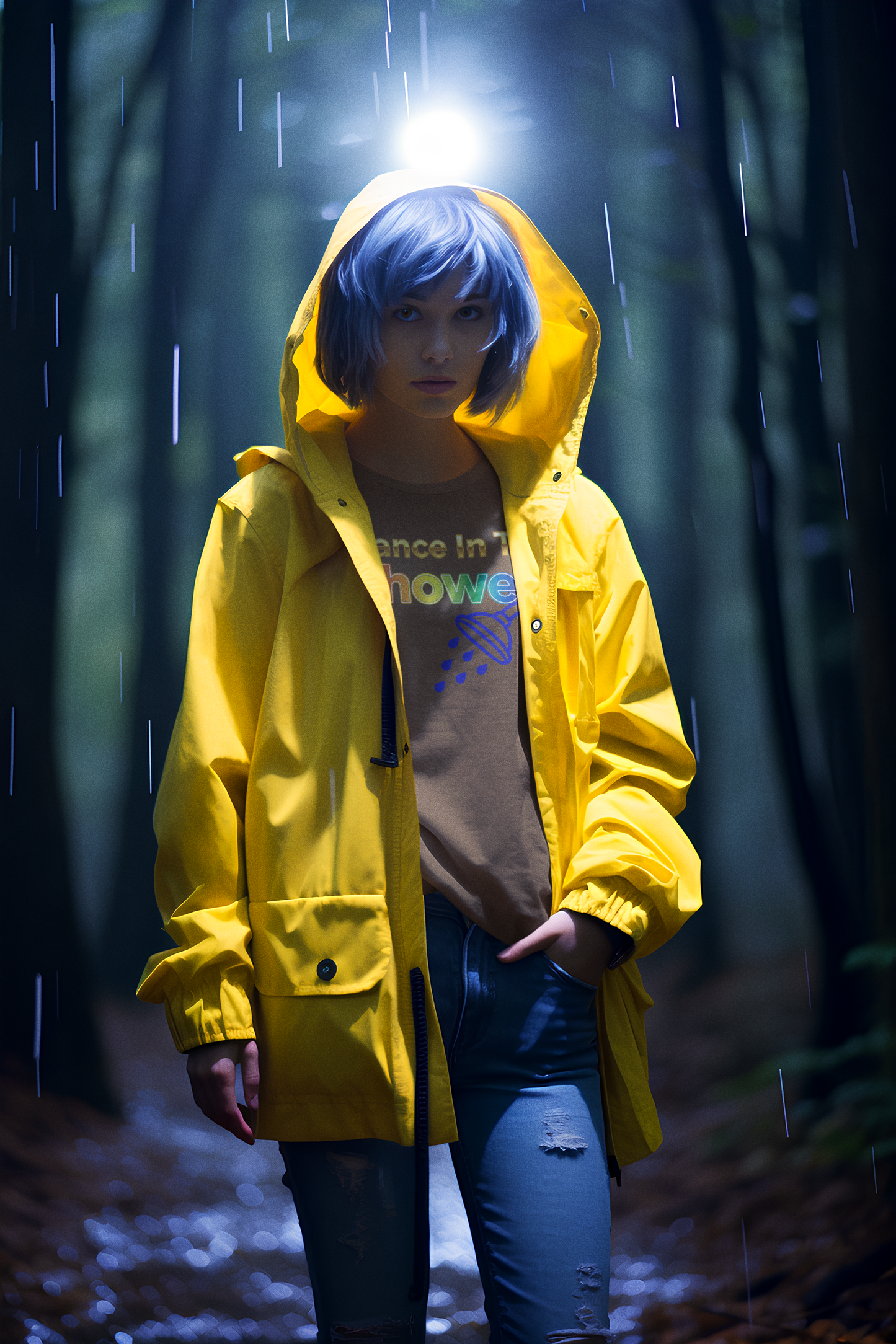 “I Dance in the Shower” Tee – Fun Unisex Garment-Dyed T-Shirt