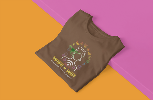 💻 WI-FI Wife Tee – Where Tech Meets Love & Laughter