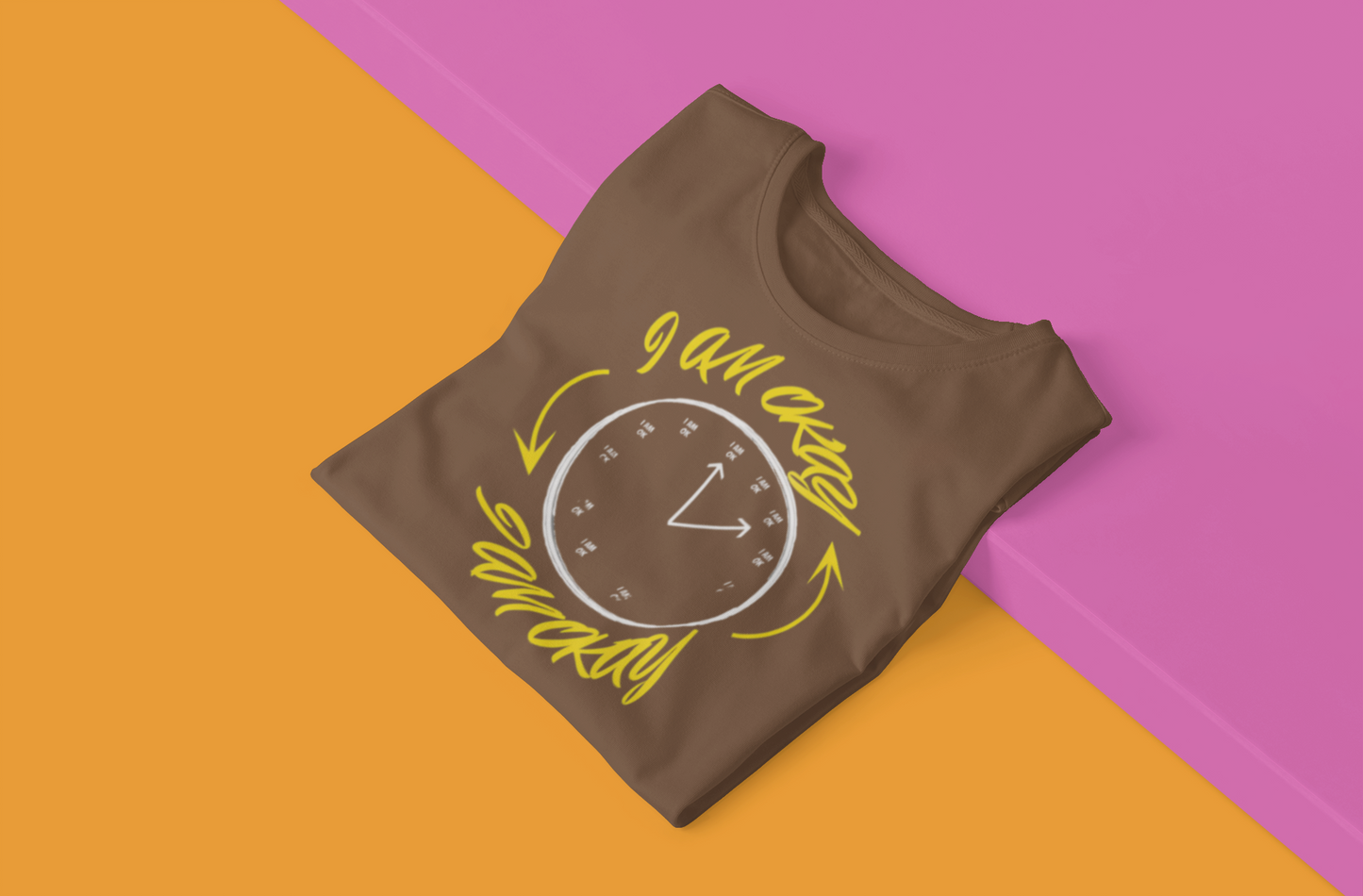 Motivational Unisex T-shirt - I Am Ok O' Clock