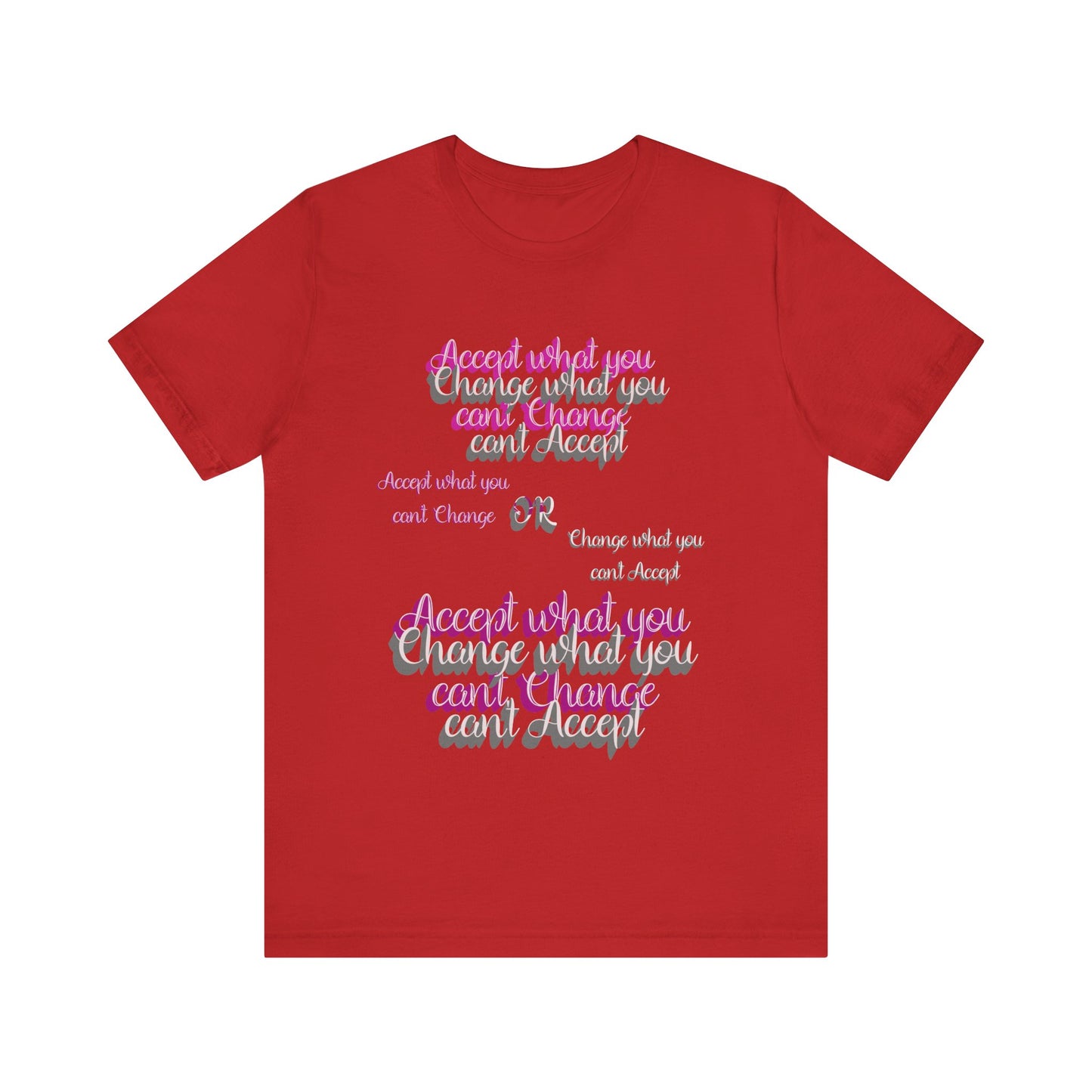 Power of Words Motivational Tee- Acceptance