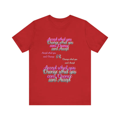 Power of Words Motivational Tee- Acceptance
