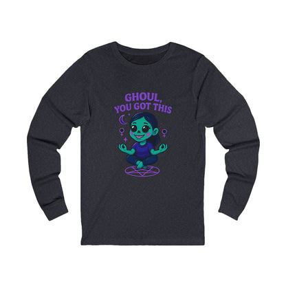 Ghoul You Got This Tee | Mental Health Halloween Unisex Jersey Long Sleeve Shirt