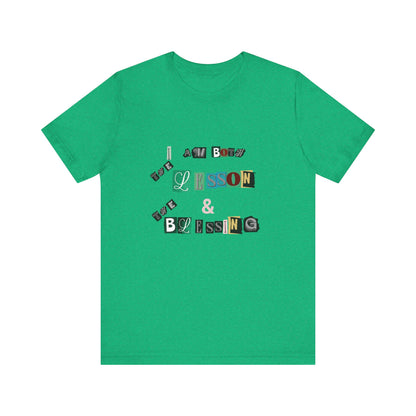 Power of Words Motivational Tee-- Lesson and Blessing