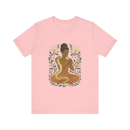 🐍 Snake Charmer Meditative Tee – Flow. Transform. Align.