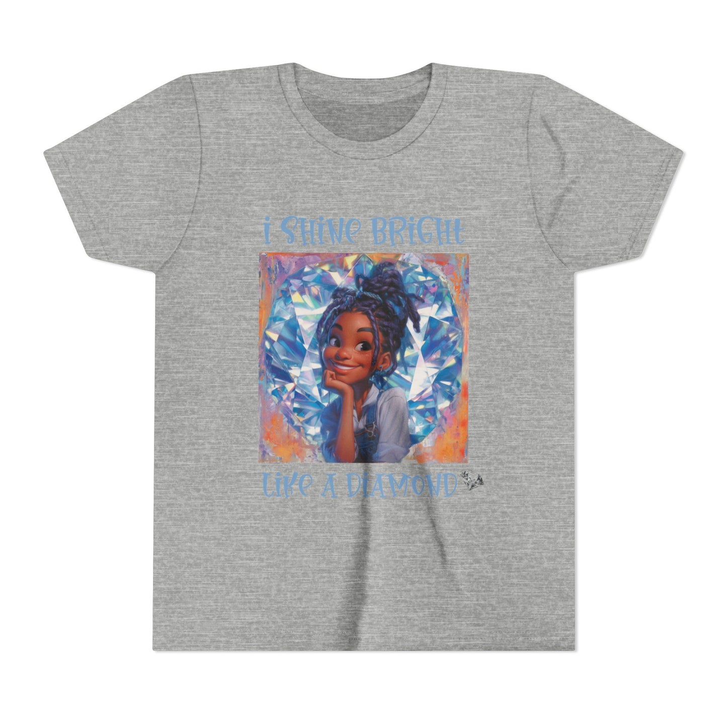 Youth Tee - Black Girl Empowerment Top, Confidence T-Shirt