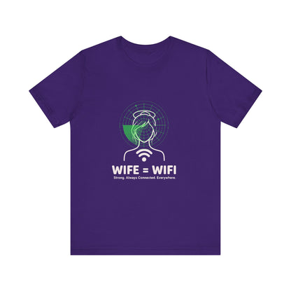 💻 WI-FI Wife Tee – Where Tech Meets Love & Laughter