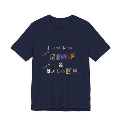 Power of Words Motivational Tee-- Lesson and Blessing