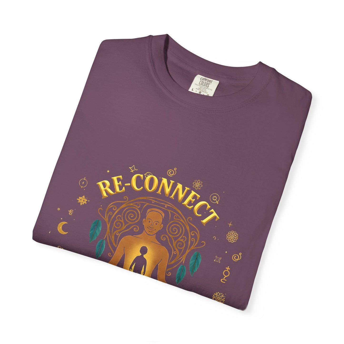 Re-Connect To Your Inner Child T-Shirt Unisex Short Sleeve Tee | Mindfulness Self-Care Graphic Shirt