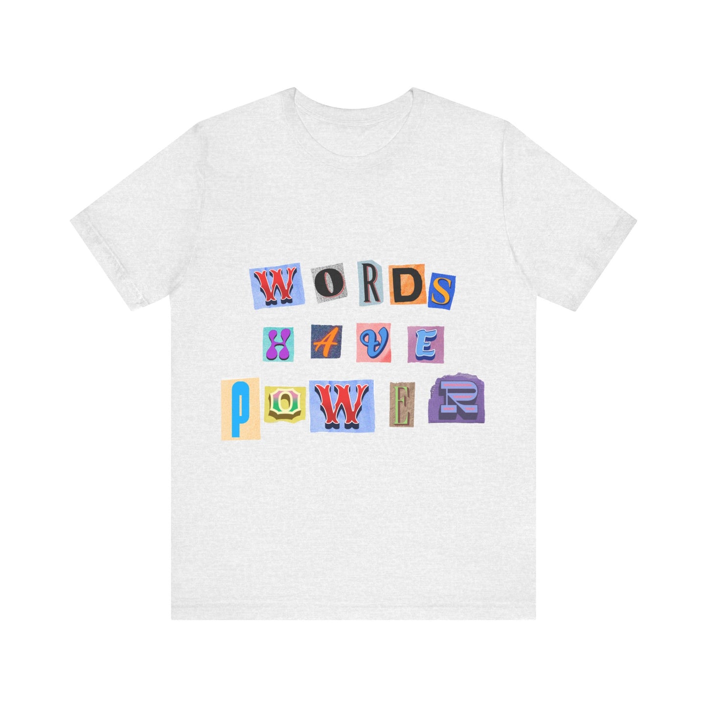 Power of Words Motivational Tee-- Words Have Power