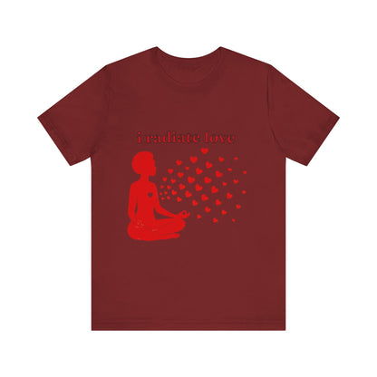 Motivational Tee: The Affirmations Collection -- Radiate Love