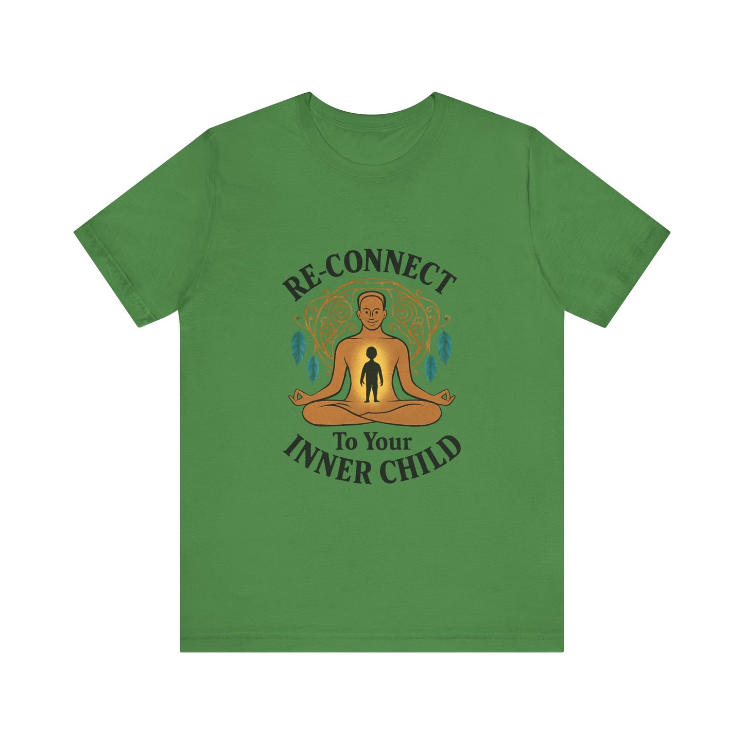 Re-Connect To Your Inner Child T-Shirt Unisex Short Sleeve Tee | Mindfulness Self-Care Graphic Shirt