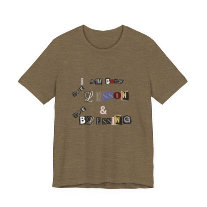 Power of Words Motivational Tee-- Lesson and Blessing