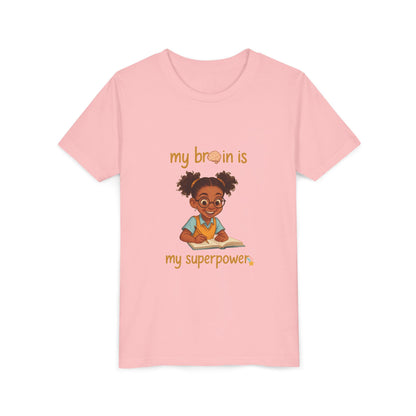 Youth Tee - Black Girl Empowerment Top, Confidence T-Shirt