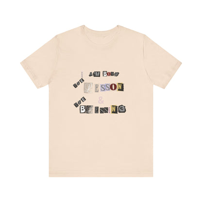 Power of Words Motivational Tee-- Lesson and Blessing