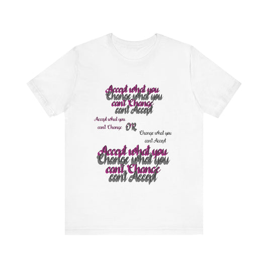 Power of Words Motivational Tee- Acceptance