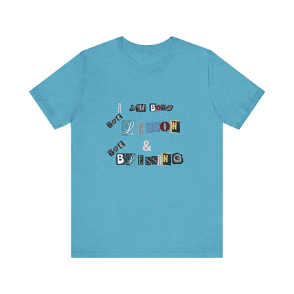 Power of Words Motivational Tee-- Lesson and Blessing