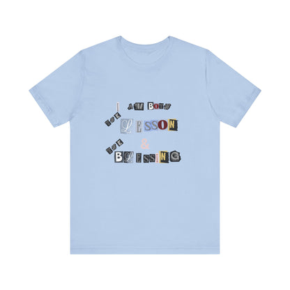Power of Words Motivational Tee-- Lesson and Blessing