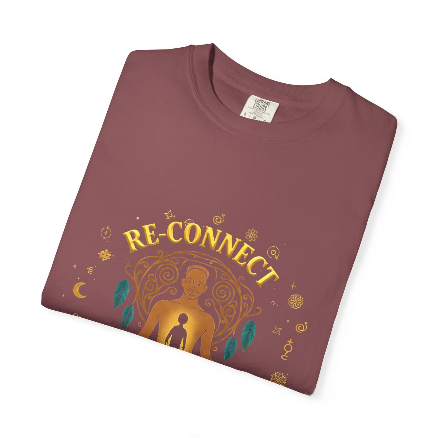 Re-Connect To Your Inner Child T-Shirt Unisex Short Sleeve Tee | Mindfulness Self-Care Graphic Shirt