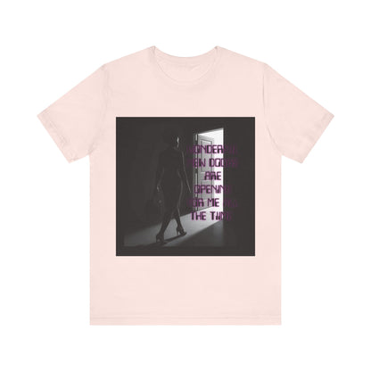 Motivational Tee: The Affirmations Collection -- New Doors
