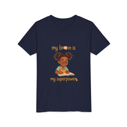 Youth Tee - Black Girl Empowerment Top, Confidence T-Shirt
