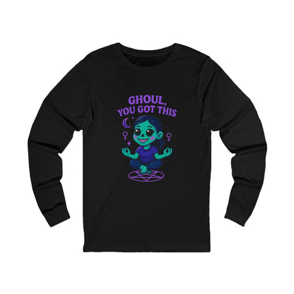 Ghoul You Got This Tee | Mental Health Halloween Unisex Jersey Long Sleeve Shirt