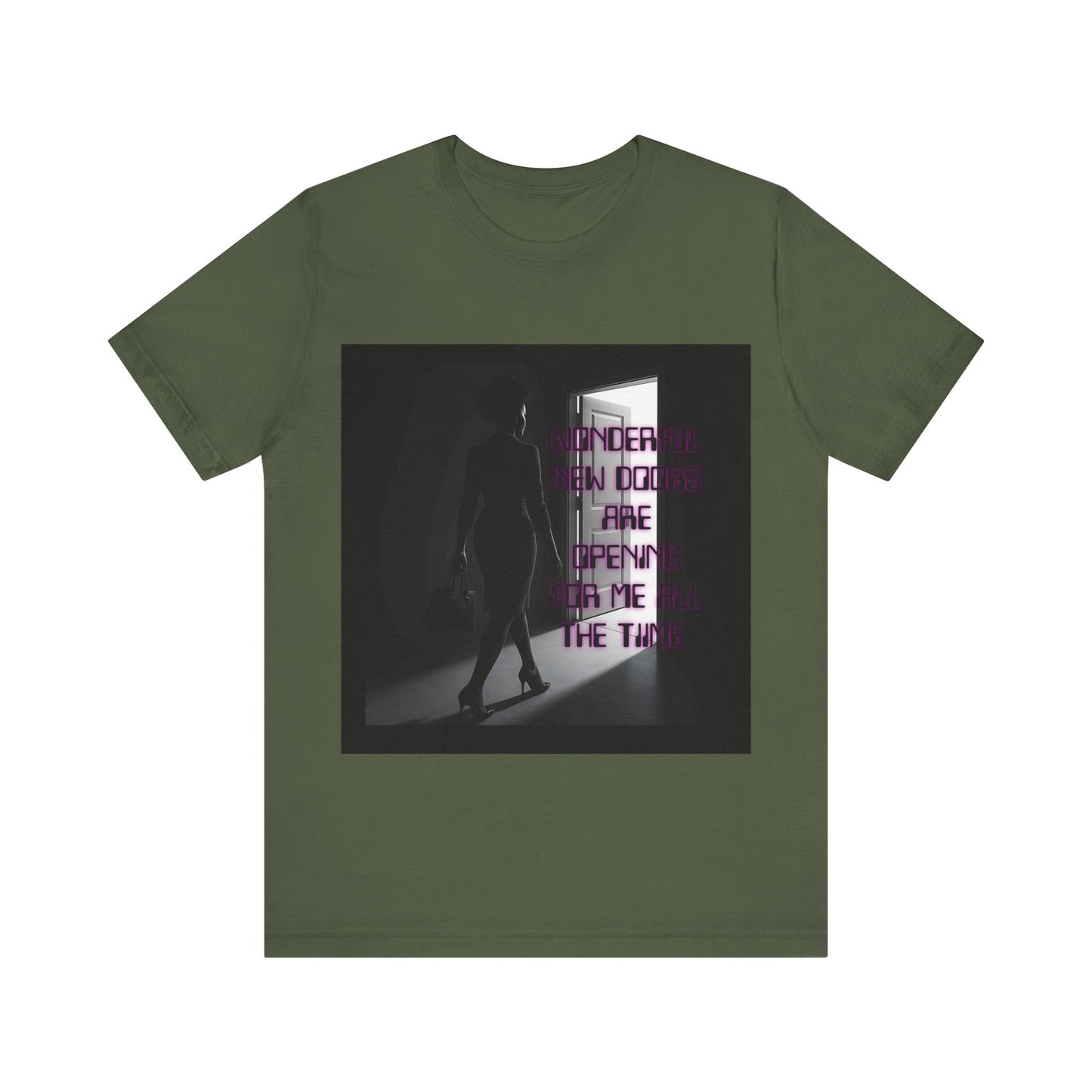 Motivational Tee: The Affirmations Collection -- New Doors