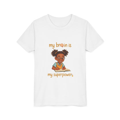 Youth Tee - Black Girl Empowerment Top, Confidence T-Shirt