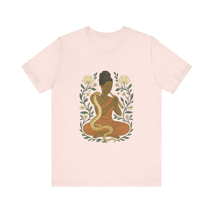 🐍 Snake Charmer Meditative Tee – Flow. Transform. Align.