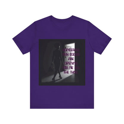 Motivational Tee: The Affirmations Collection -- New Doors