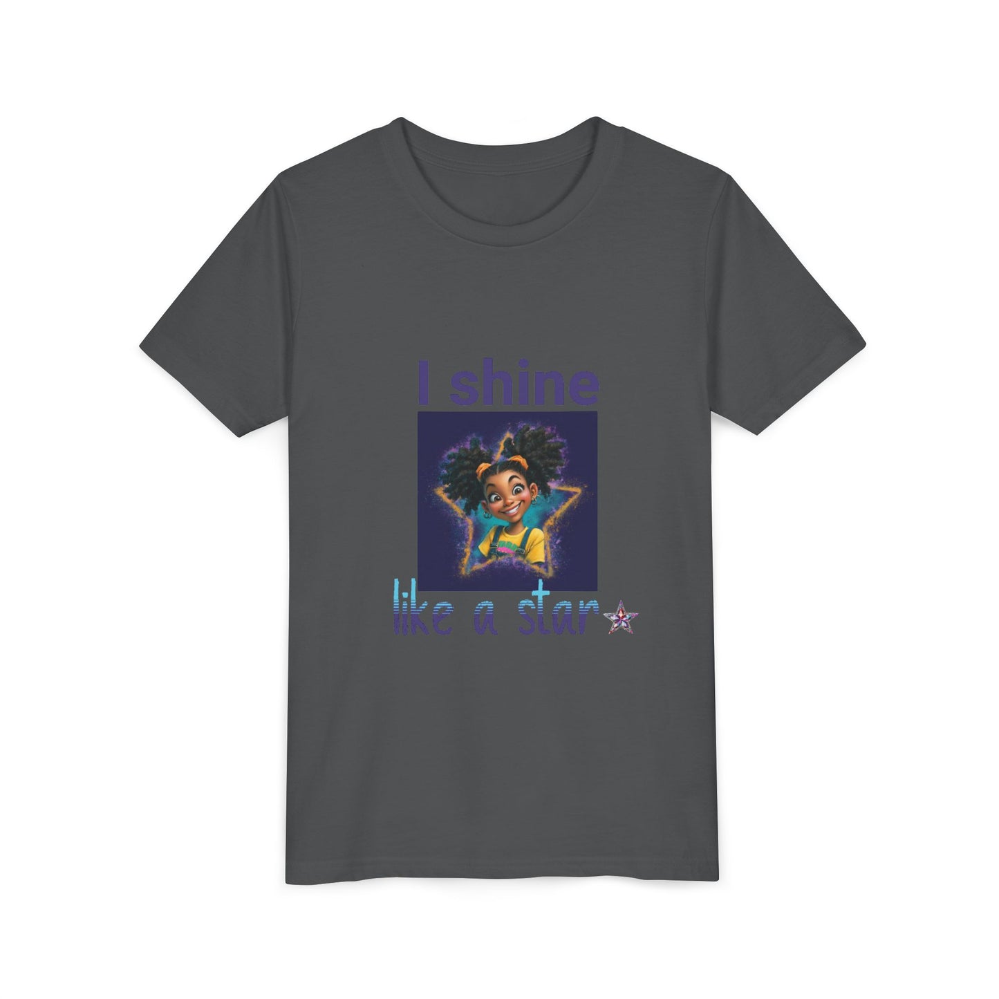 Youth Tee - Black Girl Empowerment Top, Confidence T-Shirt