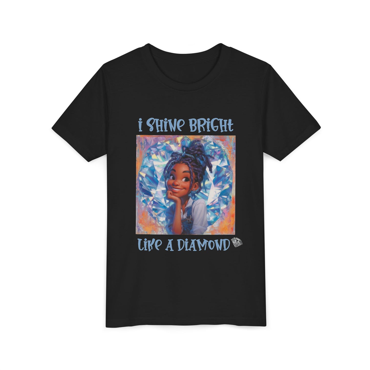 Youth Tee - Black Girl Empowerment Top, Confidence T-Shirt
