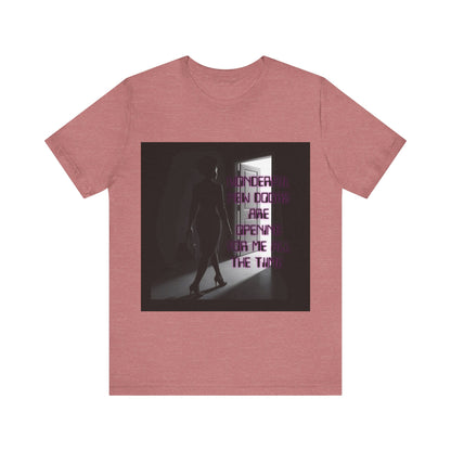 Motivational Tee: The Affirmations Collection -- New Doors